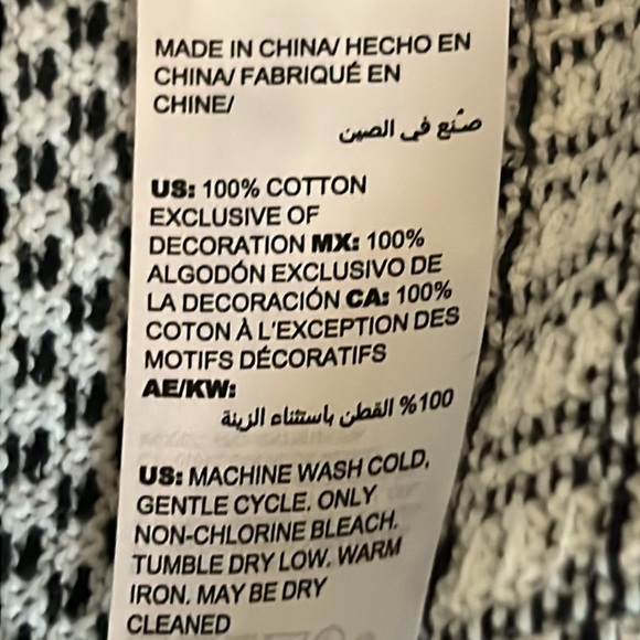 Chico’s Structured Striped Cardigan Sweater Size 3/XL - Picture 9 of 9